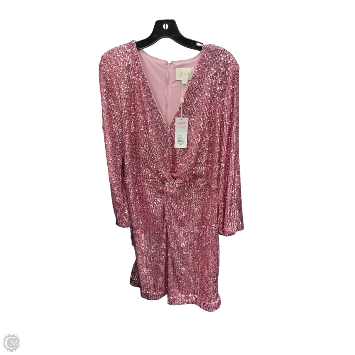 Dress Designer By Lilly Pulitzer In Rose Gold, Size: 14