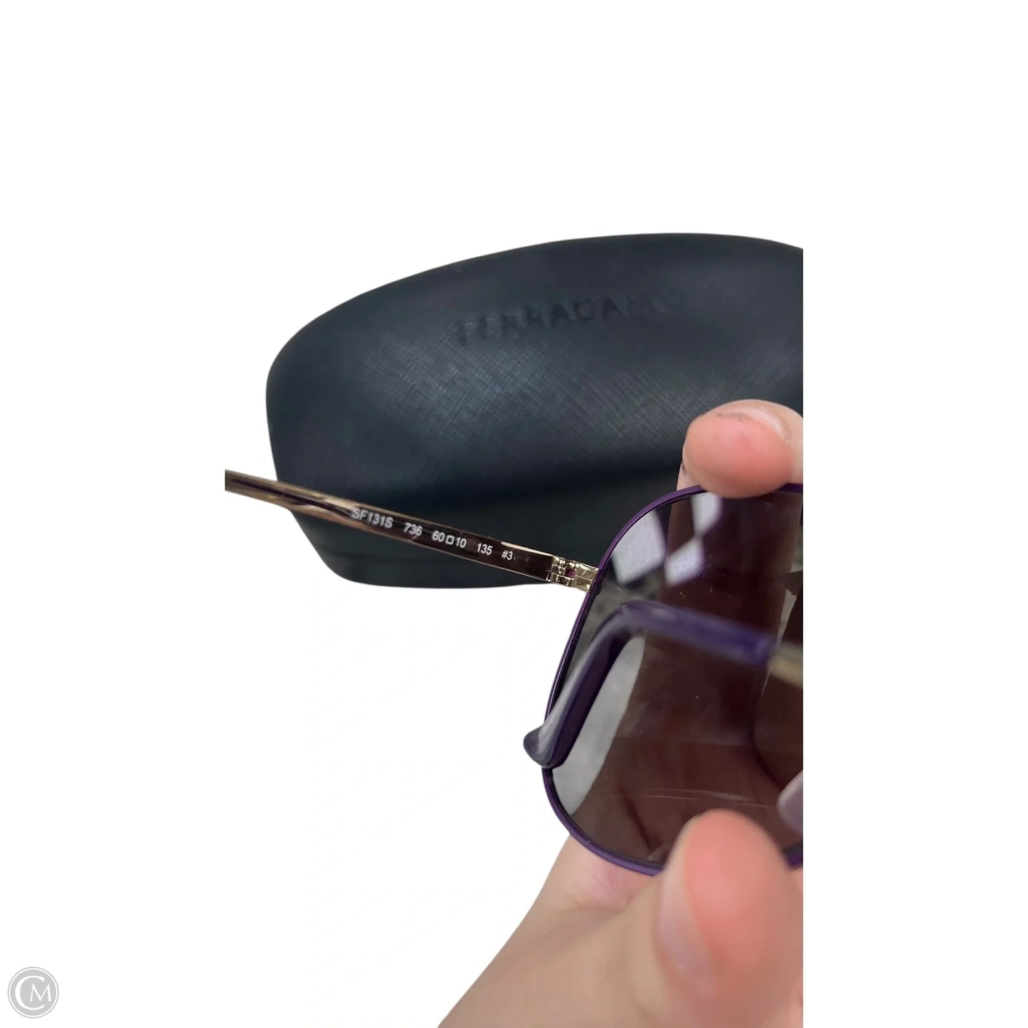 Sunglasses Luxury Designer By Ferragamo, Size: