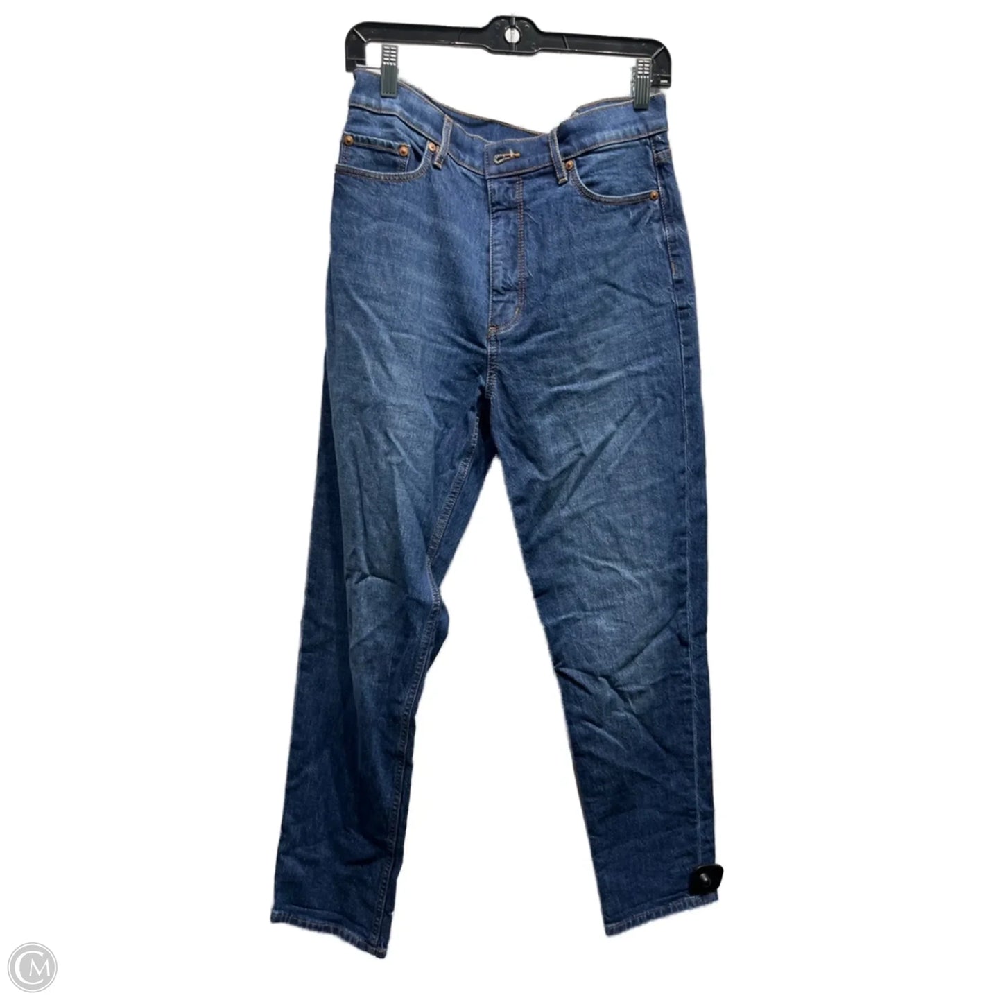 Jeans Straight By Loft In Blue Denim, Size: 6