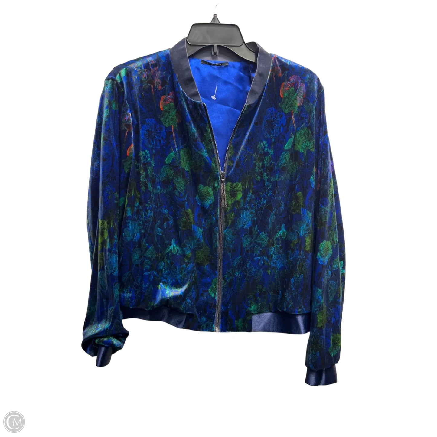 Jacket Other By T Tahari In Blue & Green, Size: L