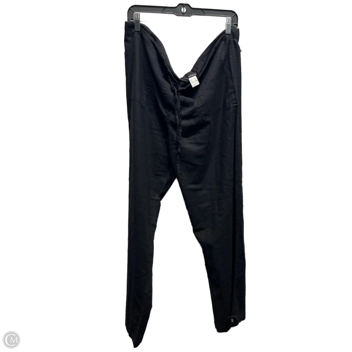 Pants Linen By Venus In Black, Size: L