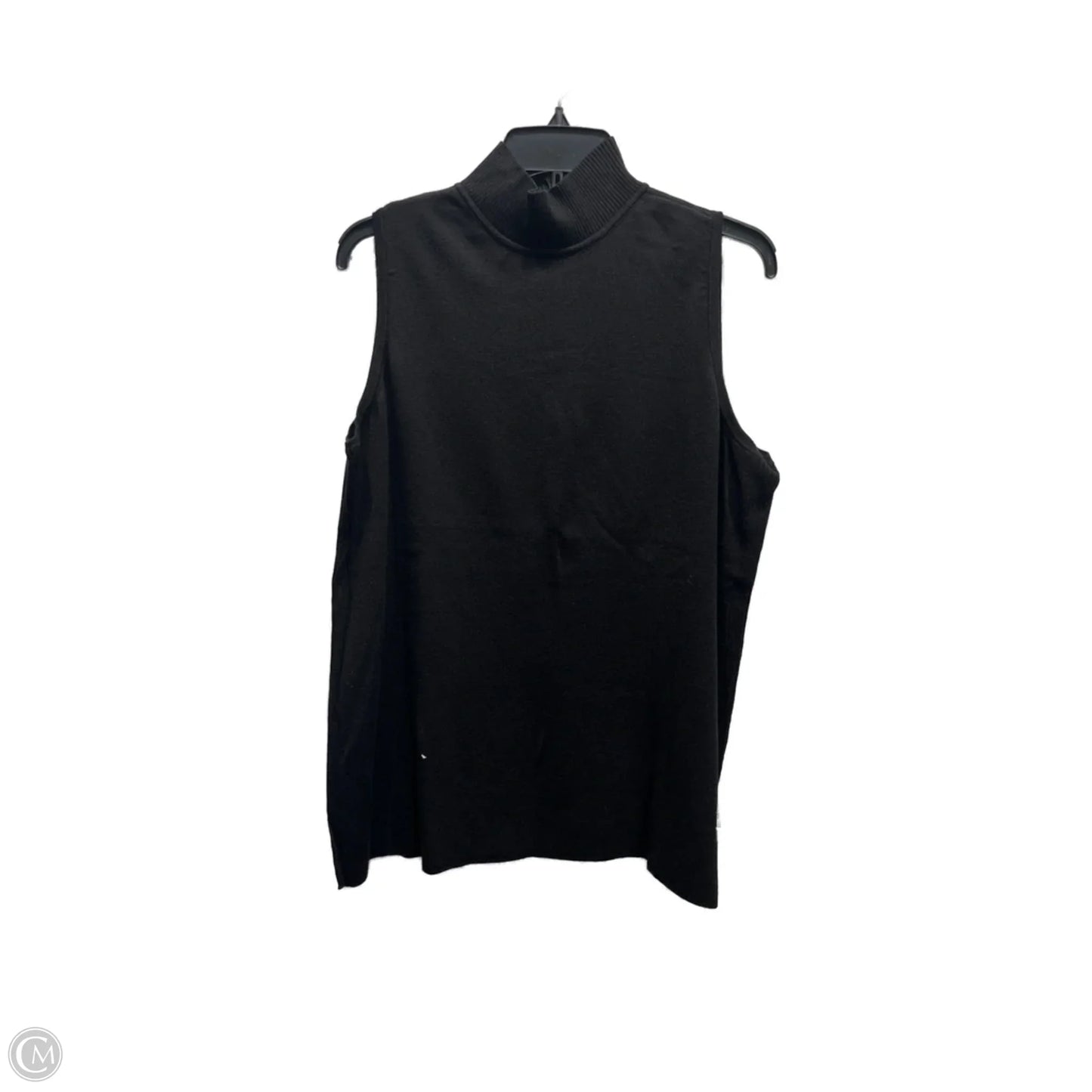 Top Sleeveless By Chicos In Black, Size: Xl