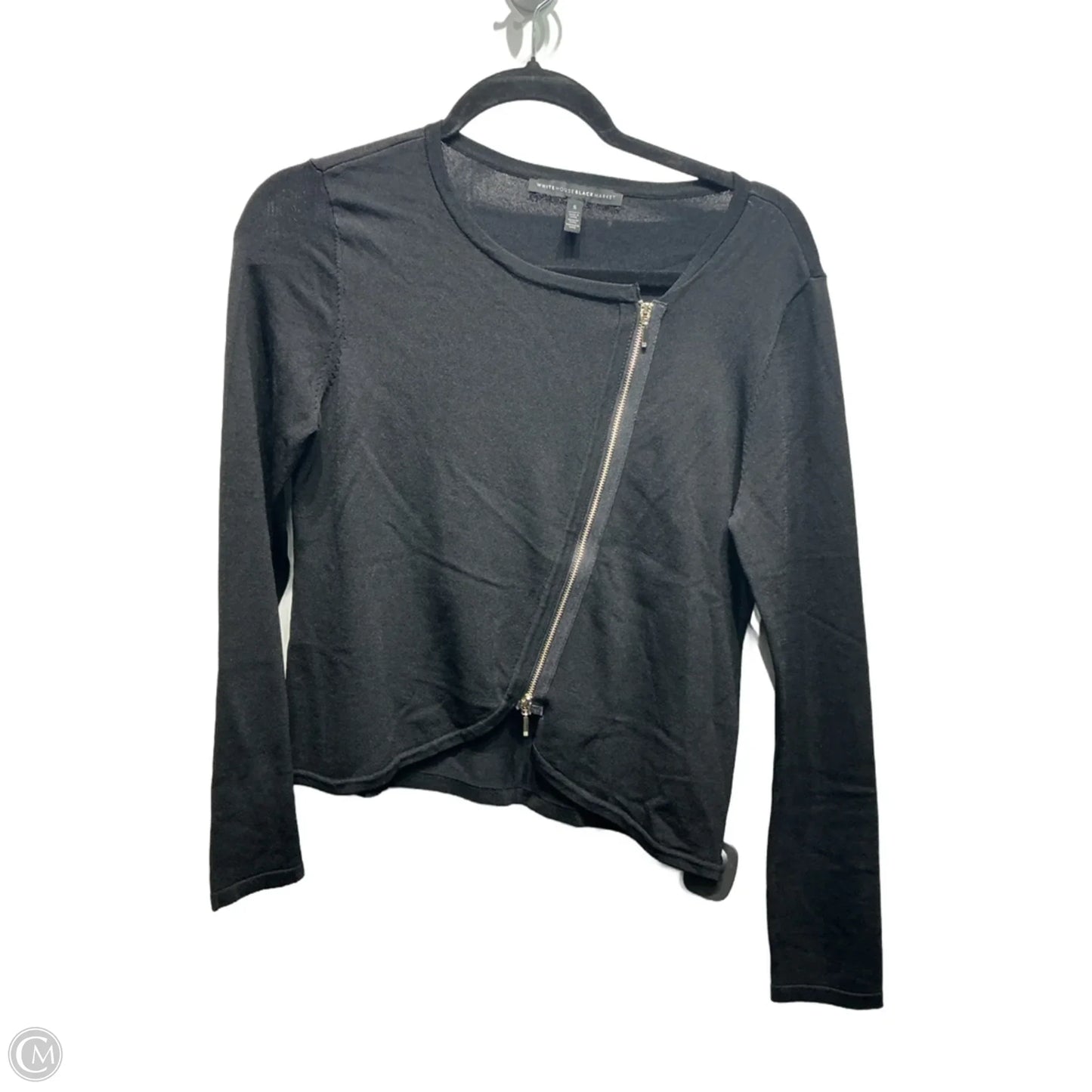 Top Long Sleeve By White House Black Market In White, Size: S