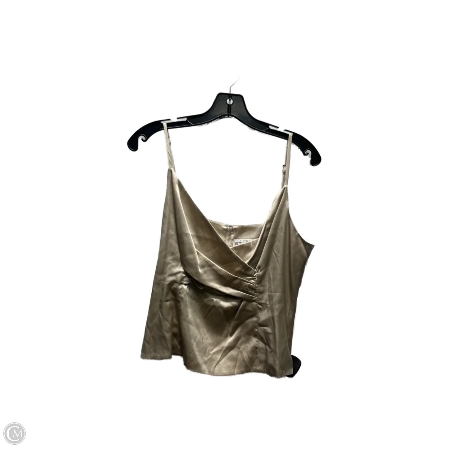 Top Sleeveless Designer By St John Collection In Cream, Size: 12