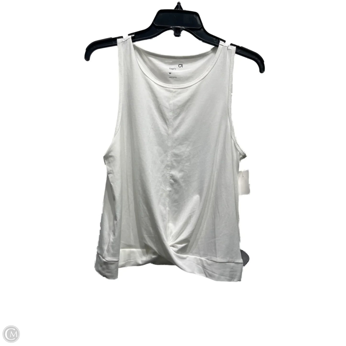 Athletic Tank Top By Gapfit In White, Size: M