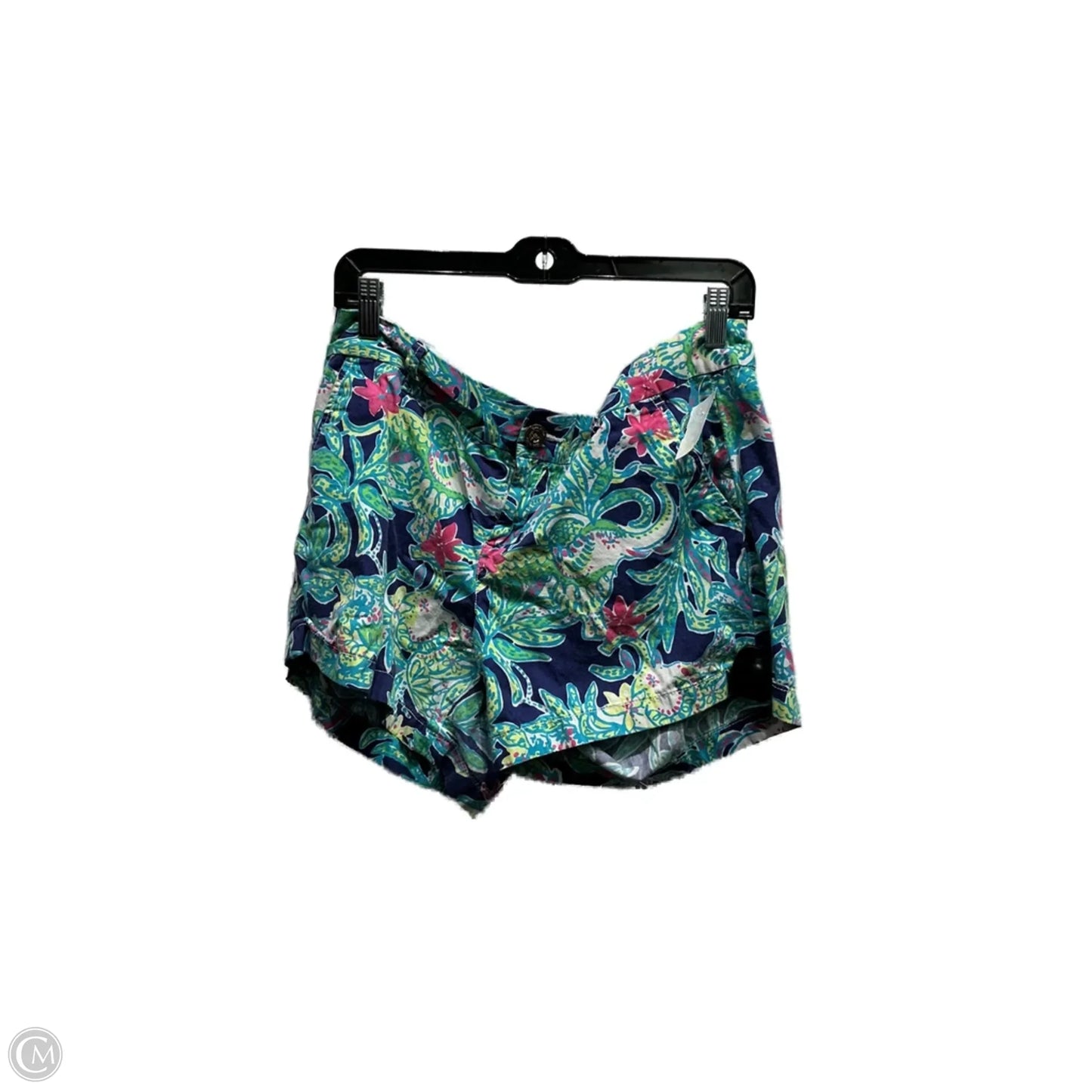 Shorts Designer By Lilly Pulitzer In Blue & Green, Size: 12