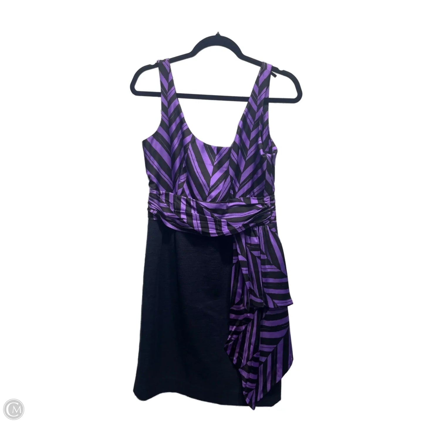 Dress Designer By Milly In Black & Purple, Size: 6
