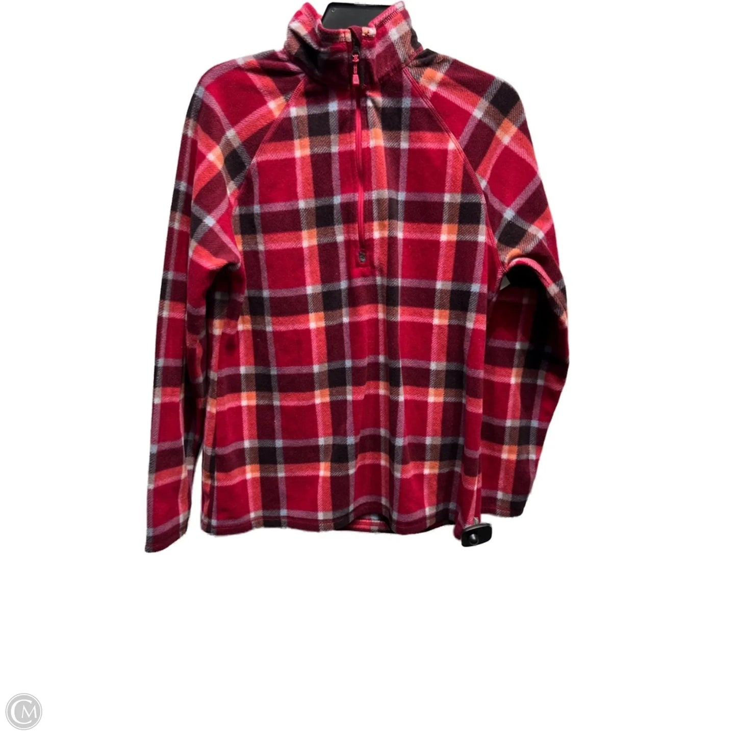 Jacket Fleece By Eddie Bauer In Red, Size: L