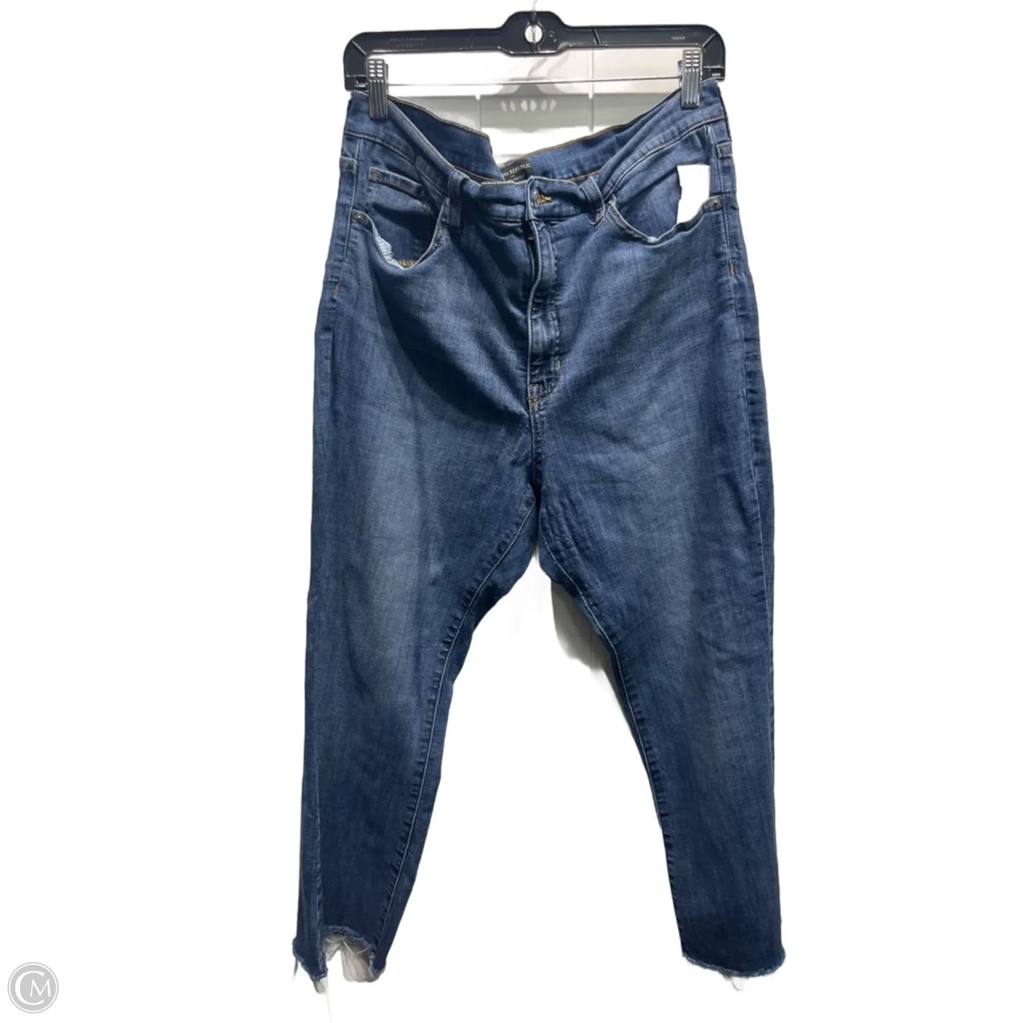 Jeans Boot Cut By Banana Republic In Blue Denim, Size: 16