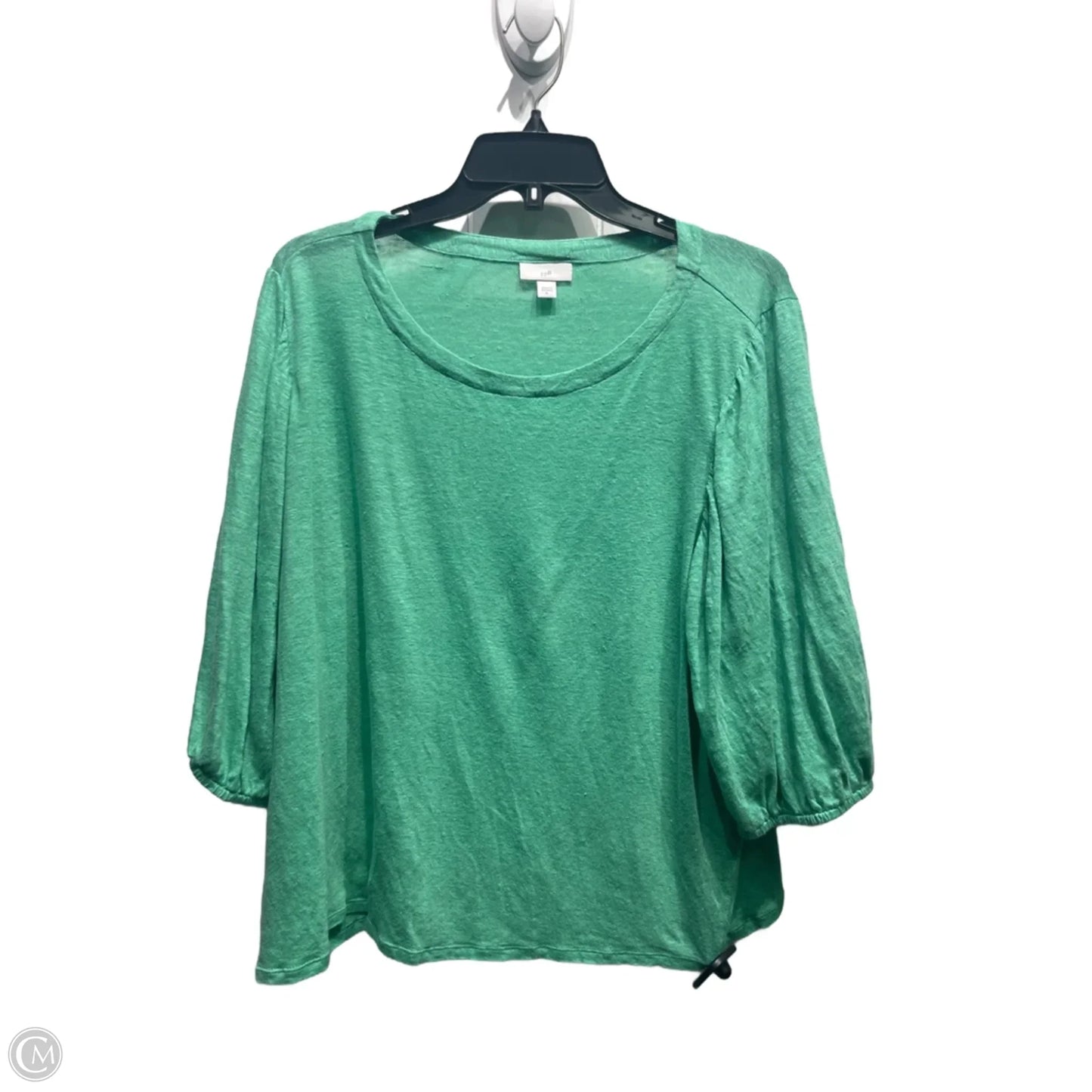 Top Short Sleeve By J. Jill In Green, Size: Xl