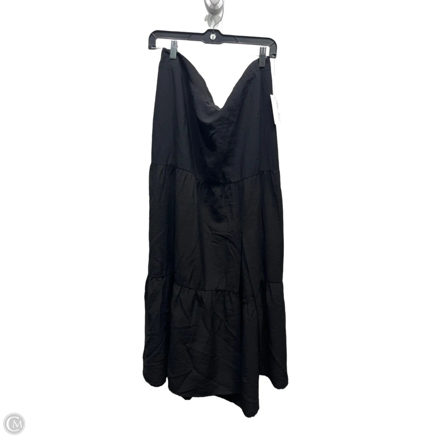Skirt Maxi By Nine West Apparel In Black, Size: Xl