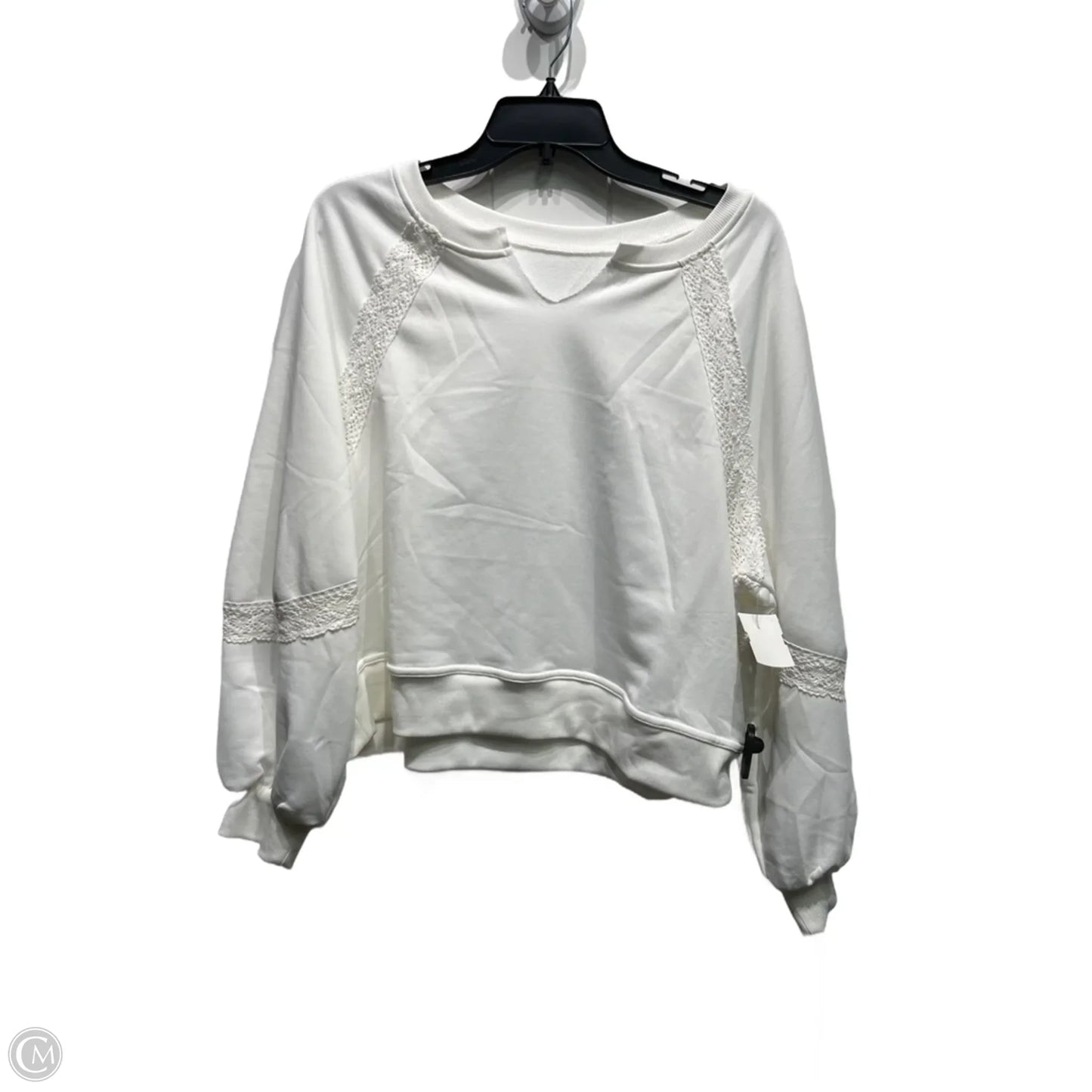 Top Long Sleeve By FISOEW In White, Size: M