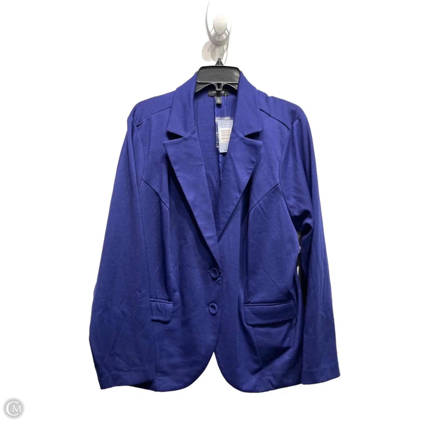 Blazer By Torrid In Blue, Size: 3x
