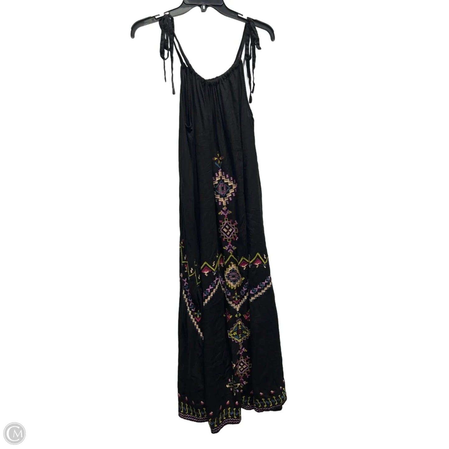 Dress Casual Maxi By Anthropologie In Black & Purple, Size: Xs