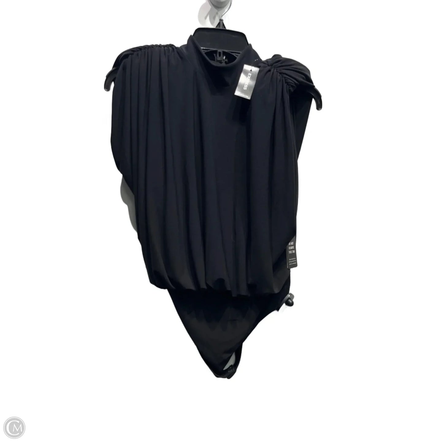 Bodysuit By Express In Black, Size: Xs