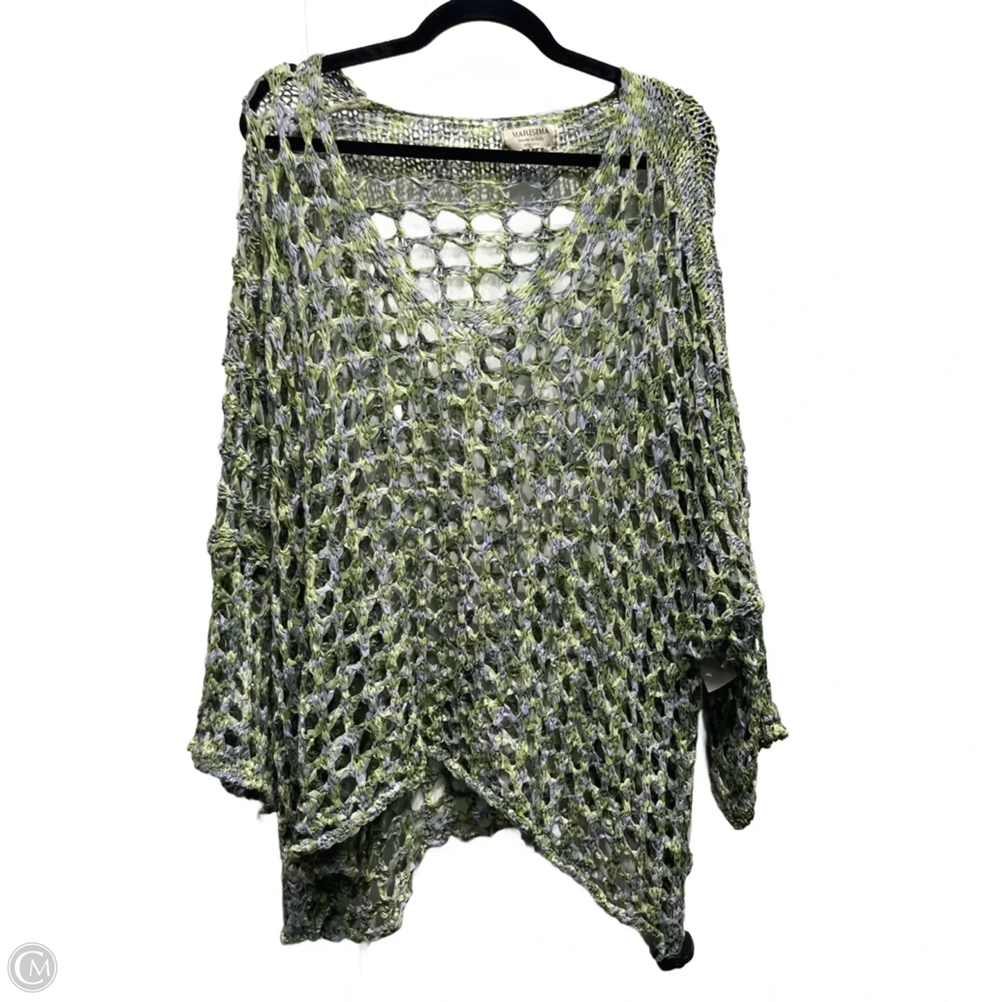 Top Long Sleeve By marisma In Blue & Green, Size: Osfm