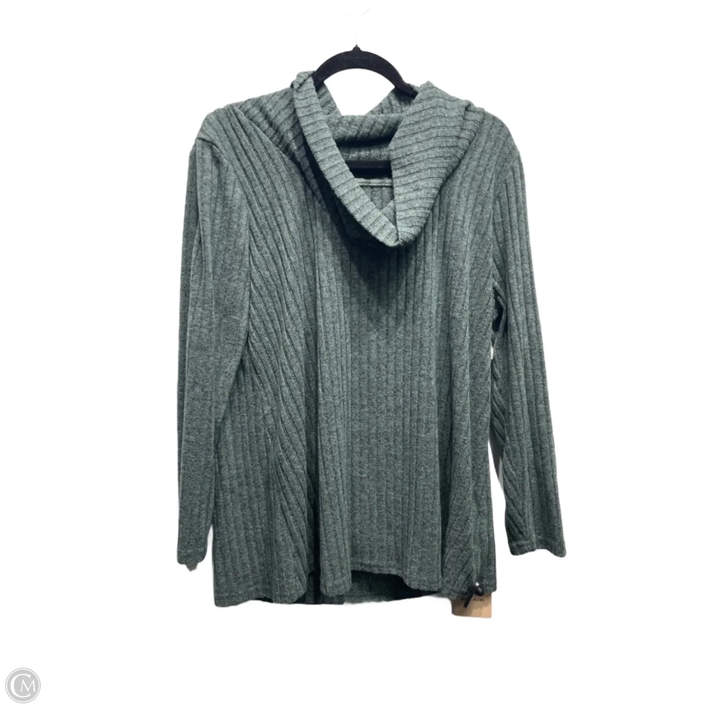 Top Long Sleeve By Bloomchic In Green, Size: Xl