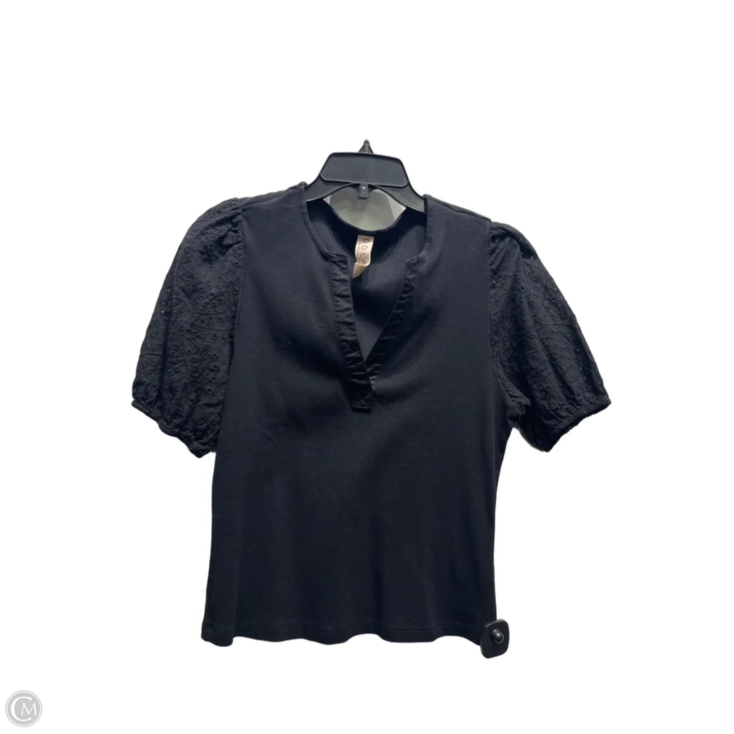 Top Short Sleeve By DOLAN In Black, Size: L