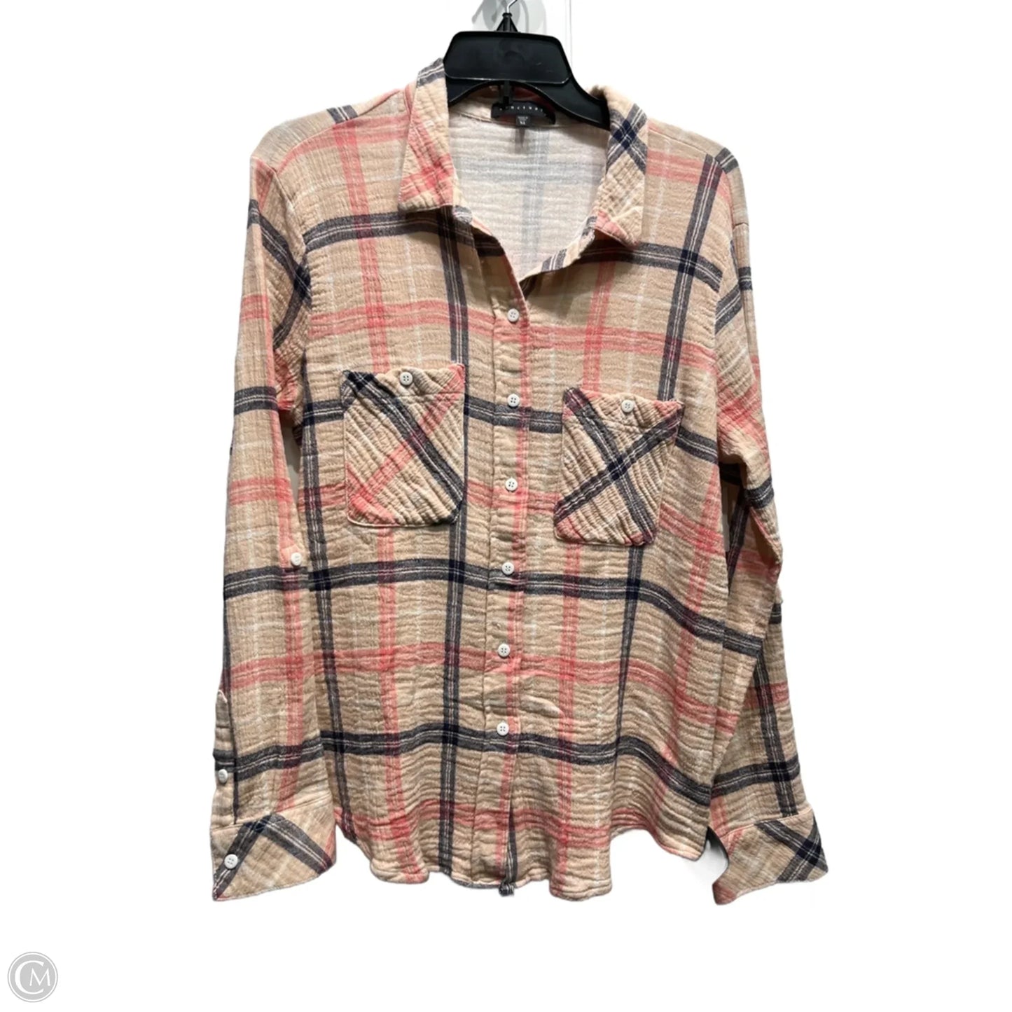 Top Long Sleeve By Sanctuary In Orange, Size: Xl