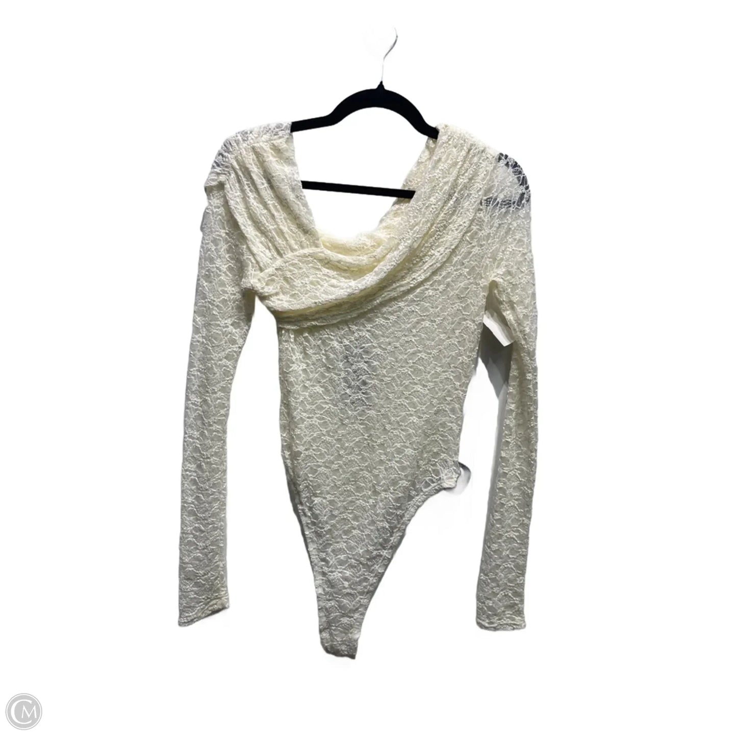 Bodysuit By Chaser In Cream, Size: M