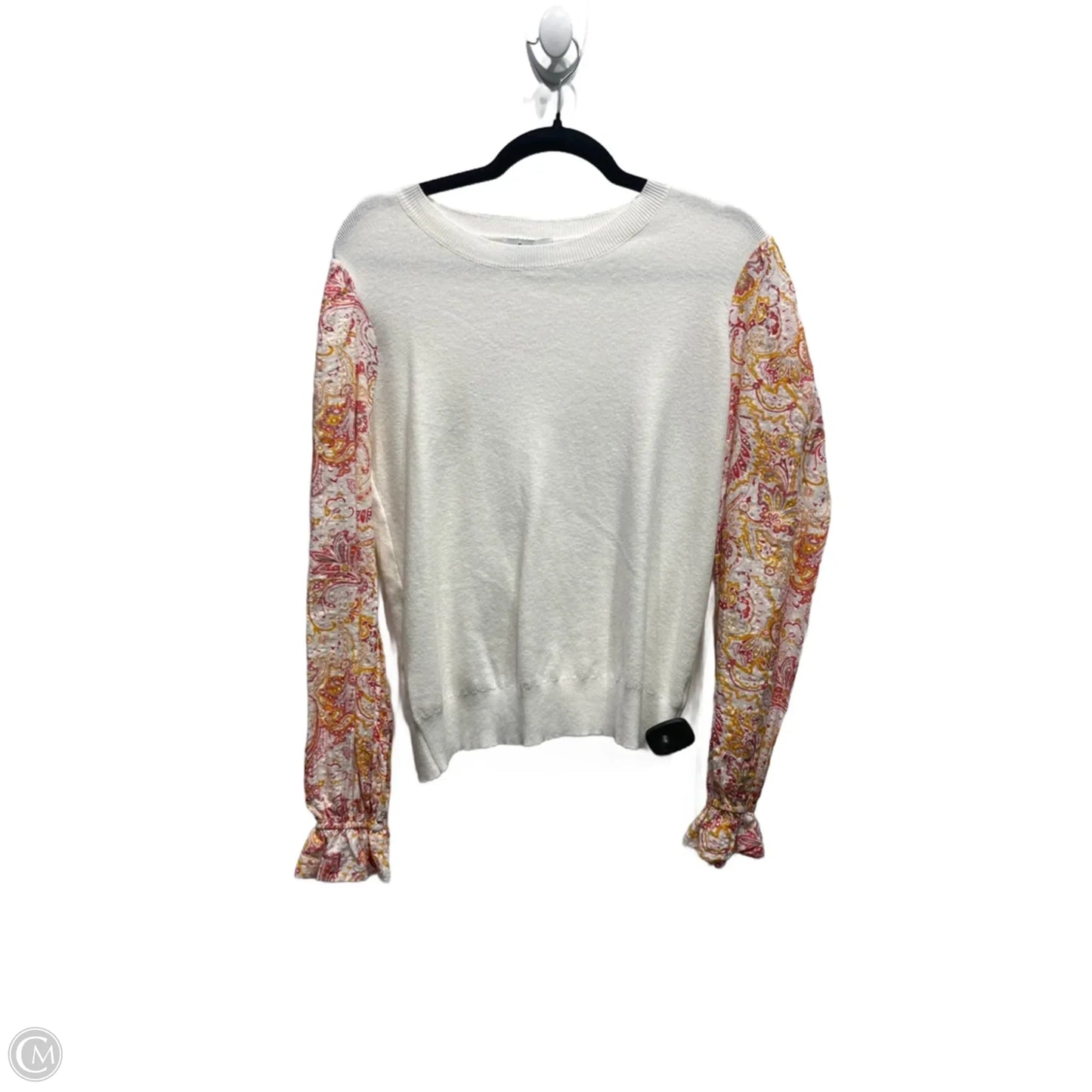 Top Long Sleeve By Fate In Red & Yellow, Size: S