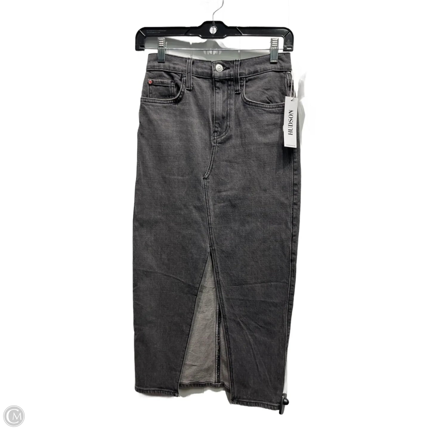 Skirt Maxi By Hudson In Black Denim, Size: 0