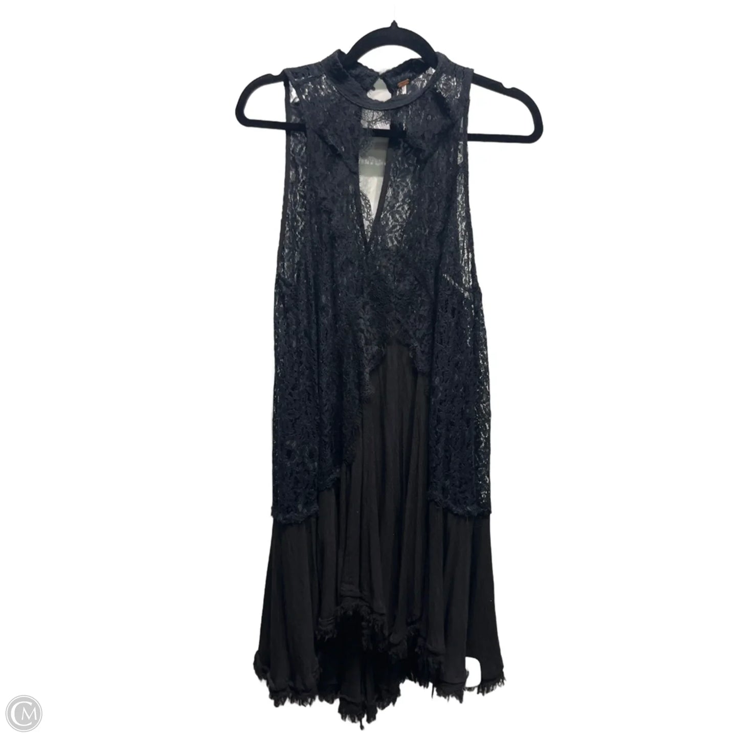 Tunic Sleeveless By Free People In Black, Size: L