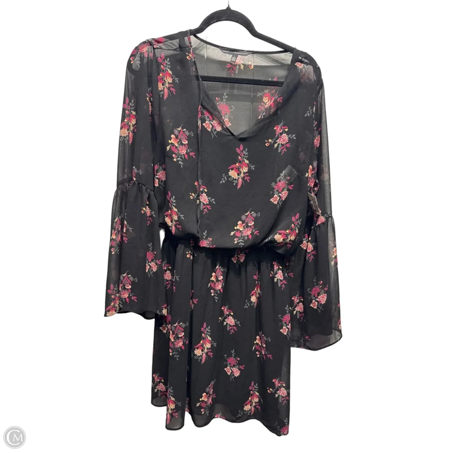 Dress Work By White House Black Market In Black & Pink, Size: L