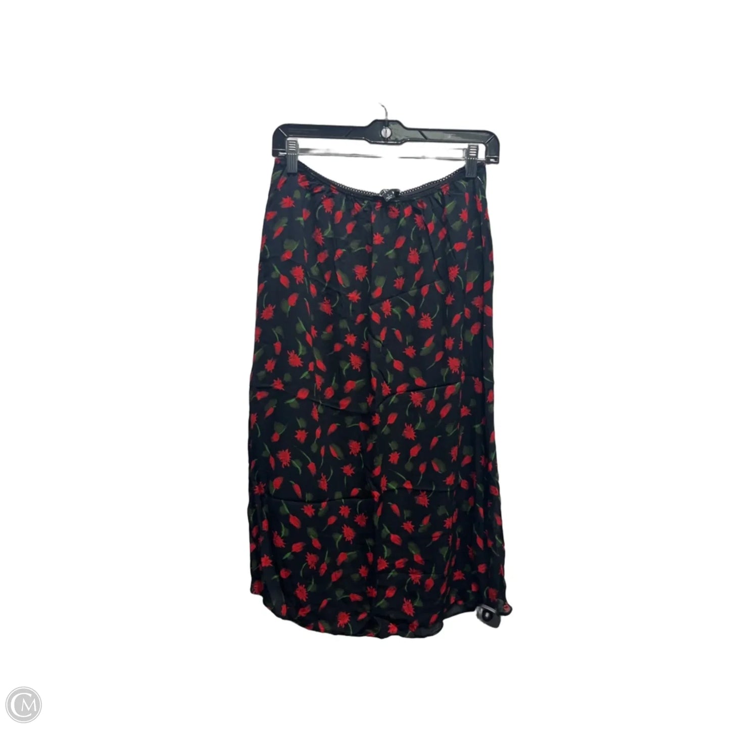 Skirt Midi By J. Crew In Black & Red, Size: S