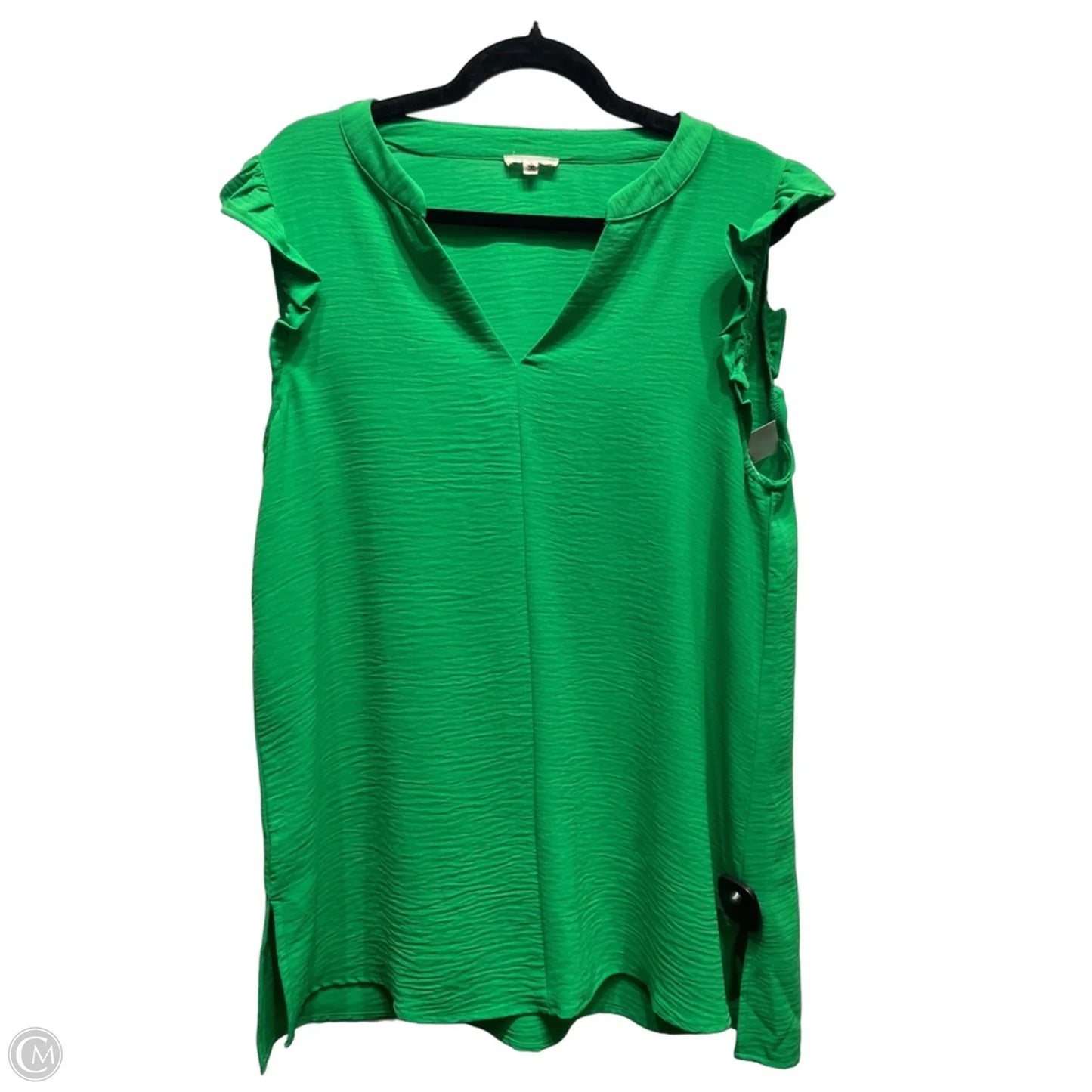 Top Short Sleeve By Jodifl In Green, Size: L