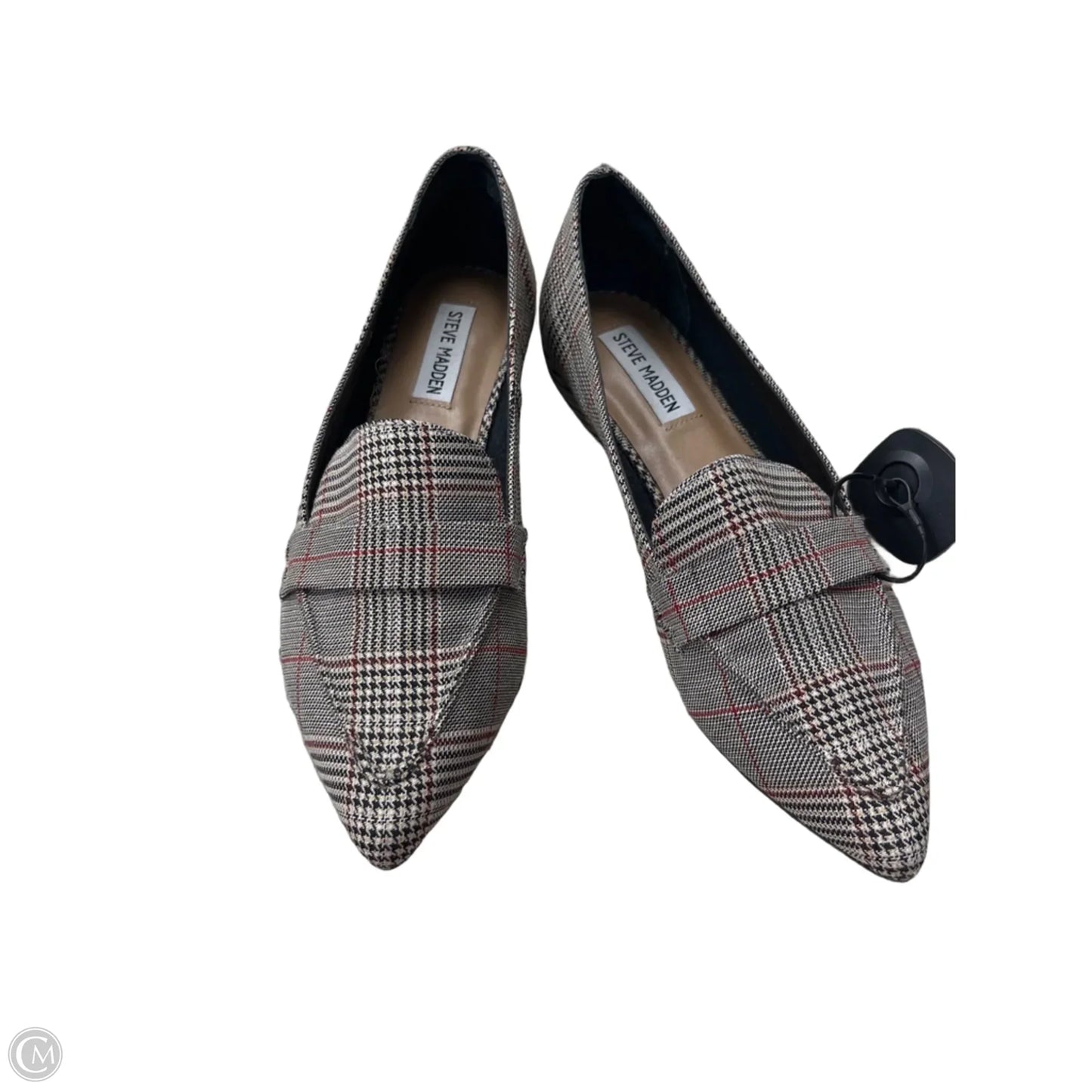 Shoes Flats By Steve Madden In Black & Red, Size: 8