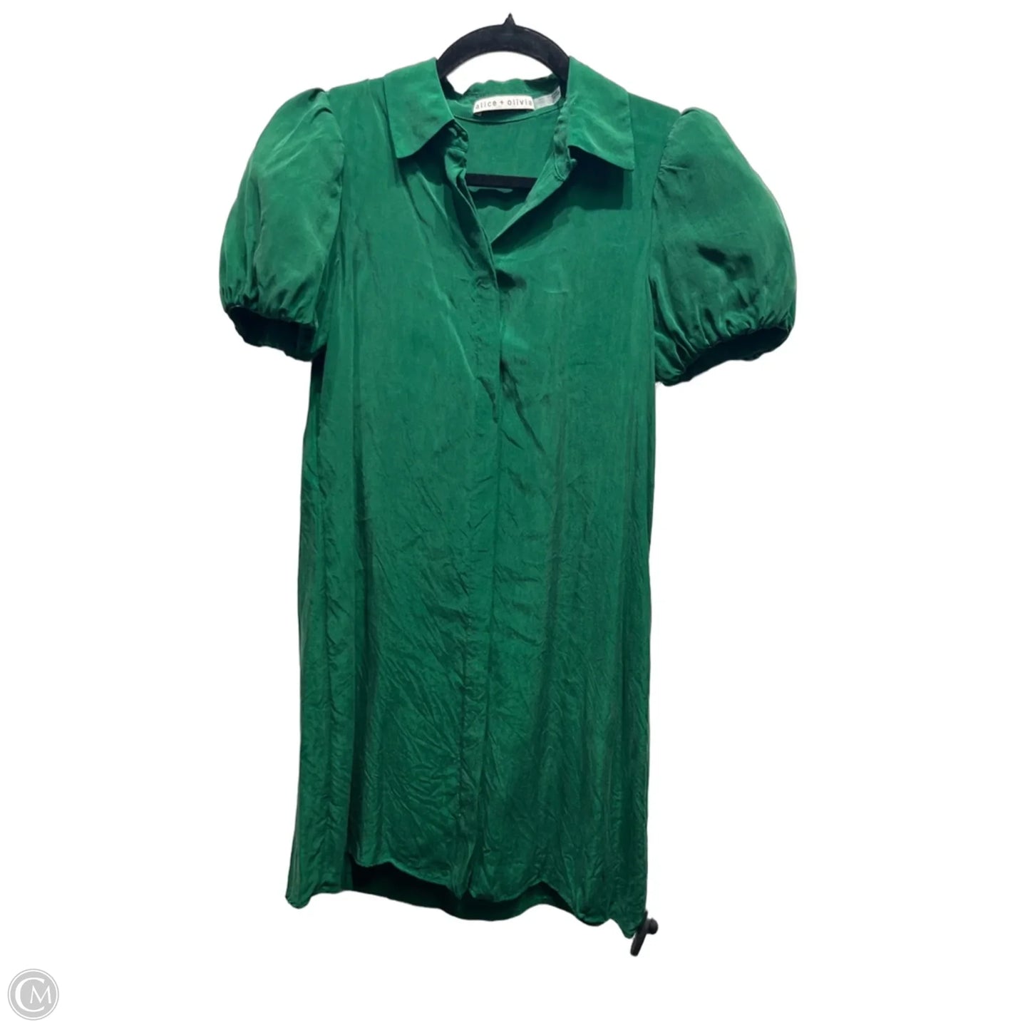 Dress Designer By Alice + Olivia In Green, Size: Xs