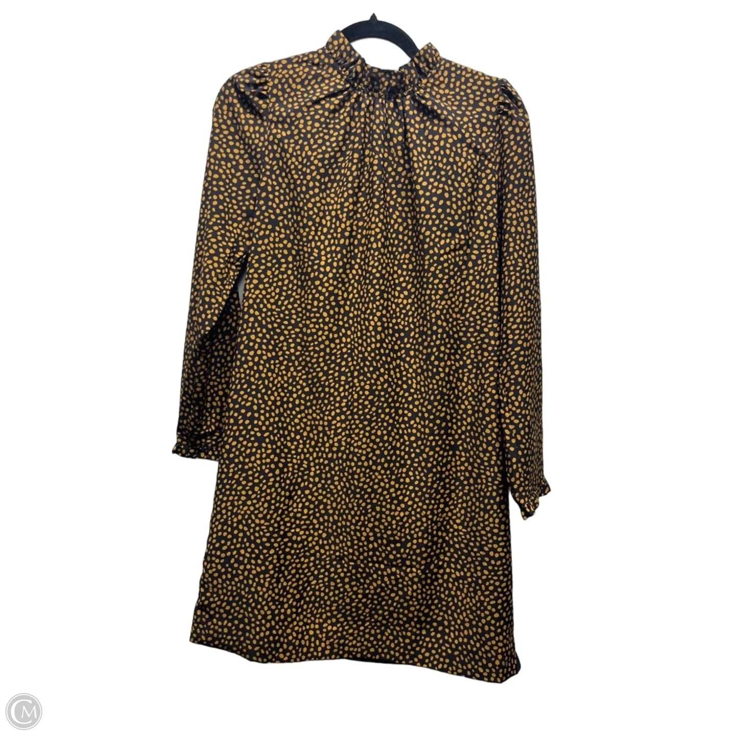 Dress Work By J. Crew In Black & Tan, Size: 4
