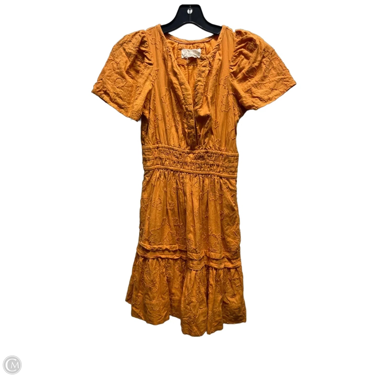 Dress Casual Short By Anthropologie In Orange, Size: Xxs