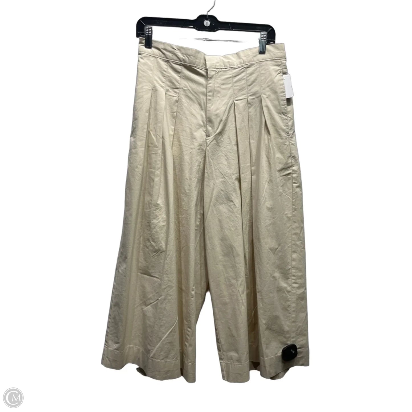 Pants Wide Leg By Free Assembly In Tan, Size: M