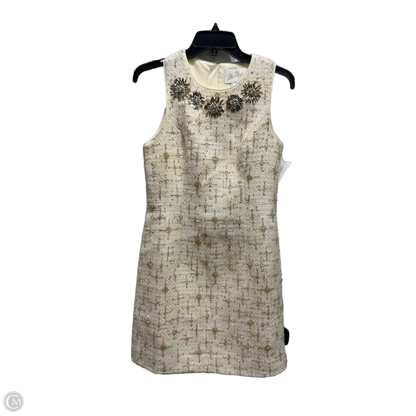 Dress Designer By Lilly Pulitzer In Cream, Size: 0