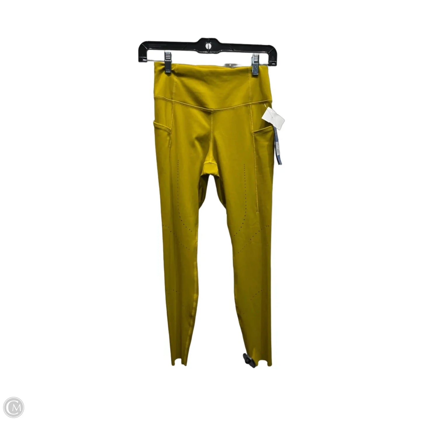 Athletic Leggings By Brooks In Yellow, Size: S