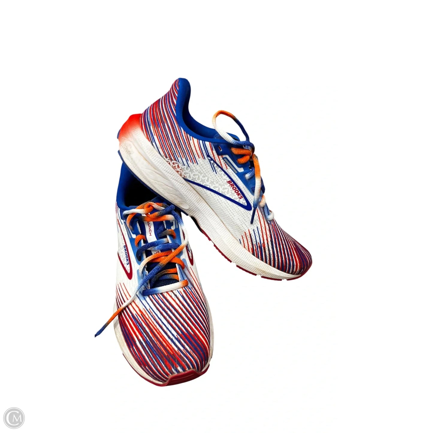 Shoes Athletic By Brooks In Blue Red & White, Size: 9.5