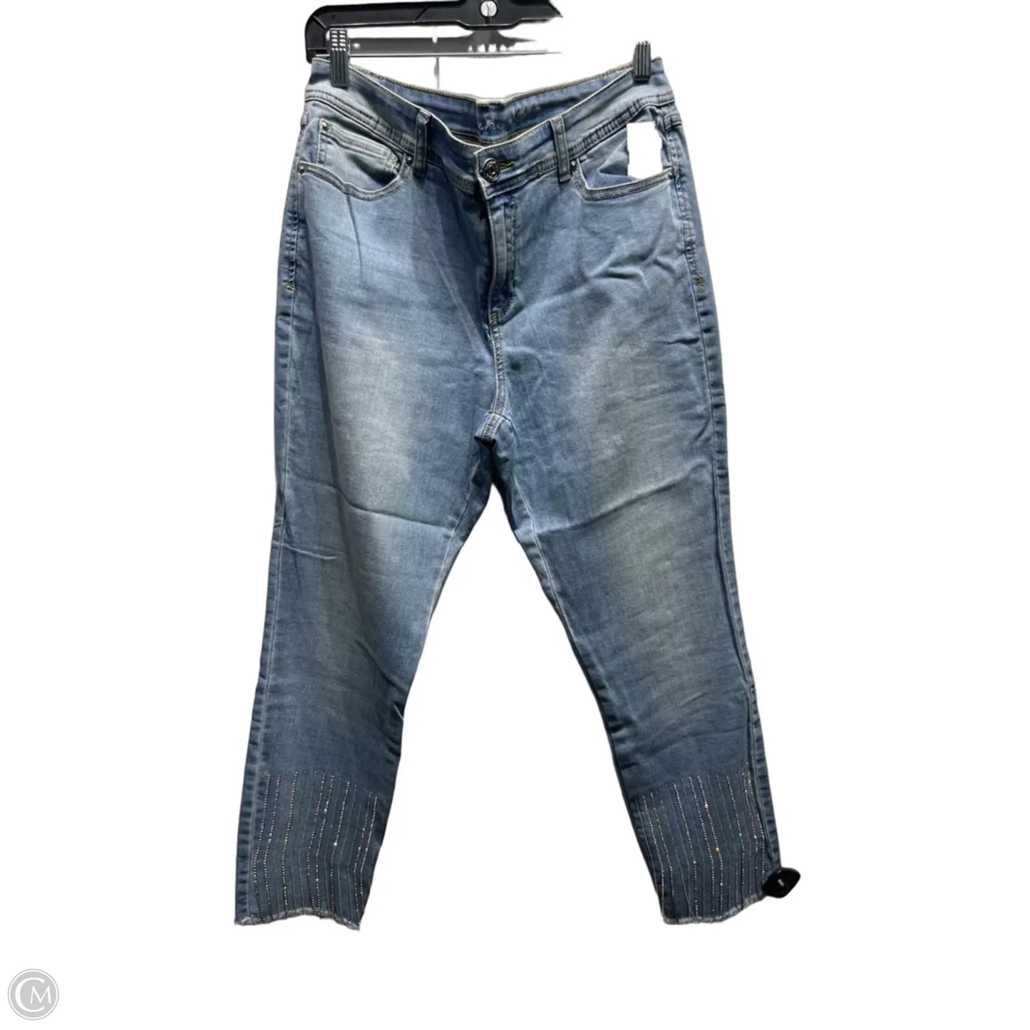 Jeans Skinny By Inc In Blue Denim, Size: 12