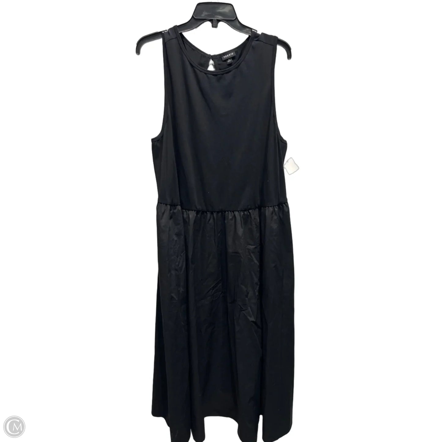 Dress Casual Midi By Torrid In Black, Size: 3x
