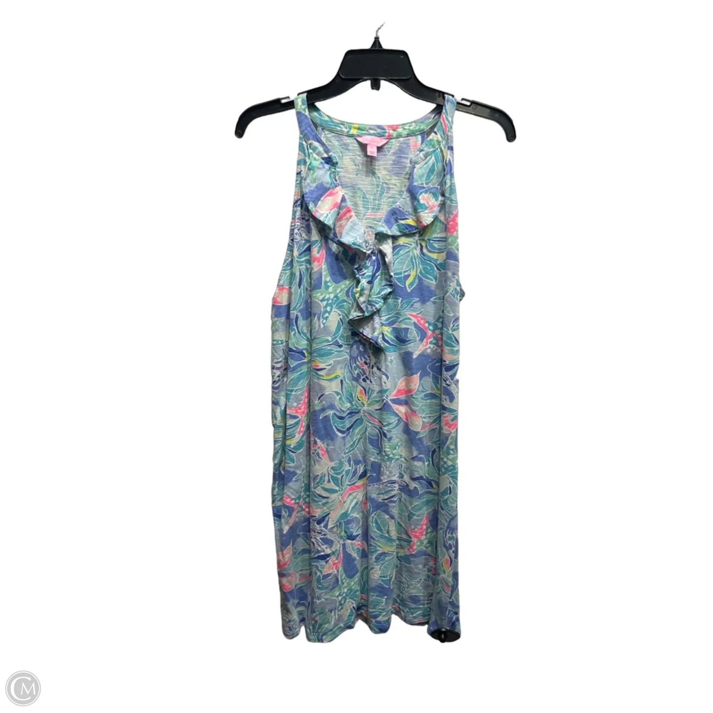 Dress Designer By Lilly Pulitzer In Blue & Pink, Size: Xs