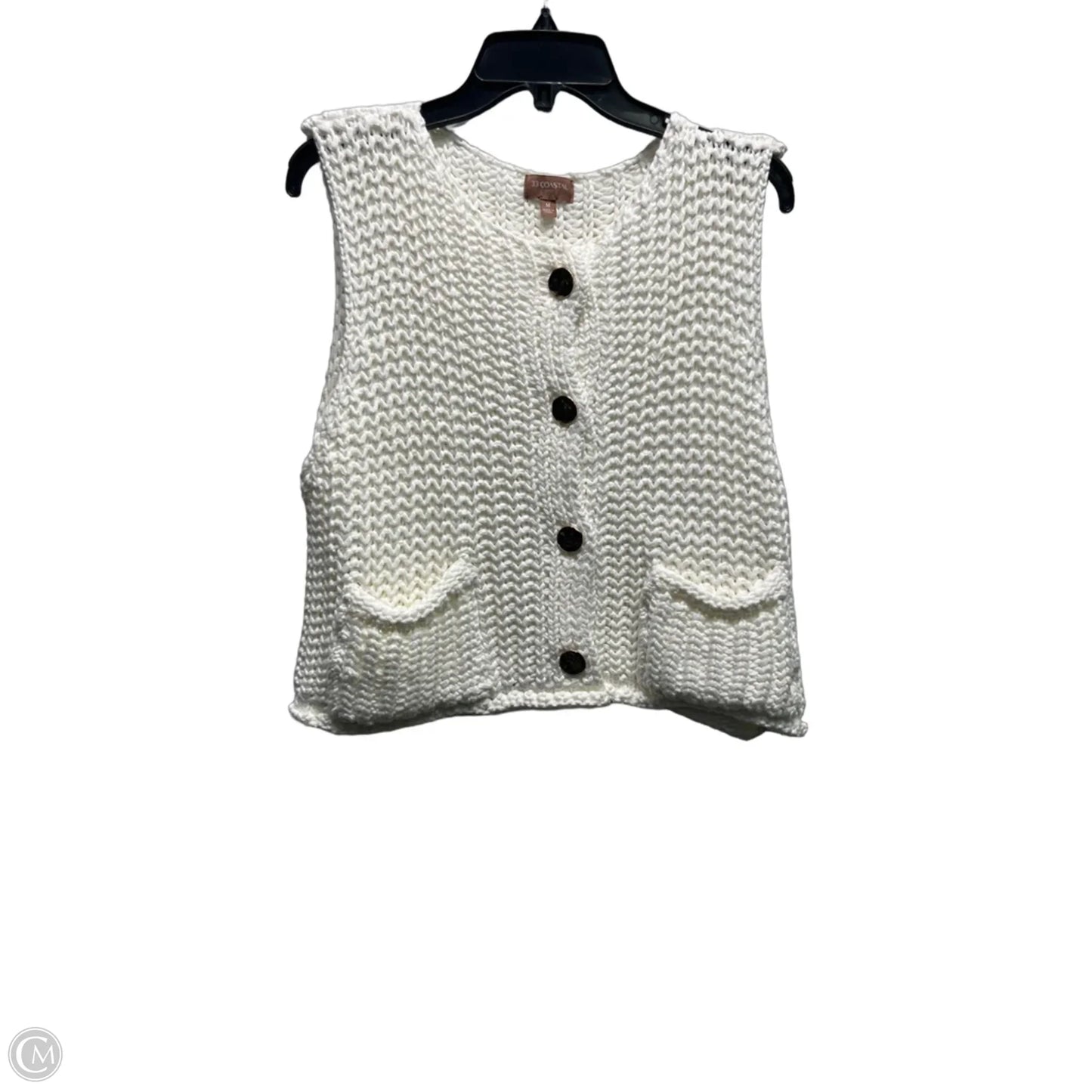 Vest Other By Clothes Mentor In White, Size: M