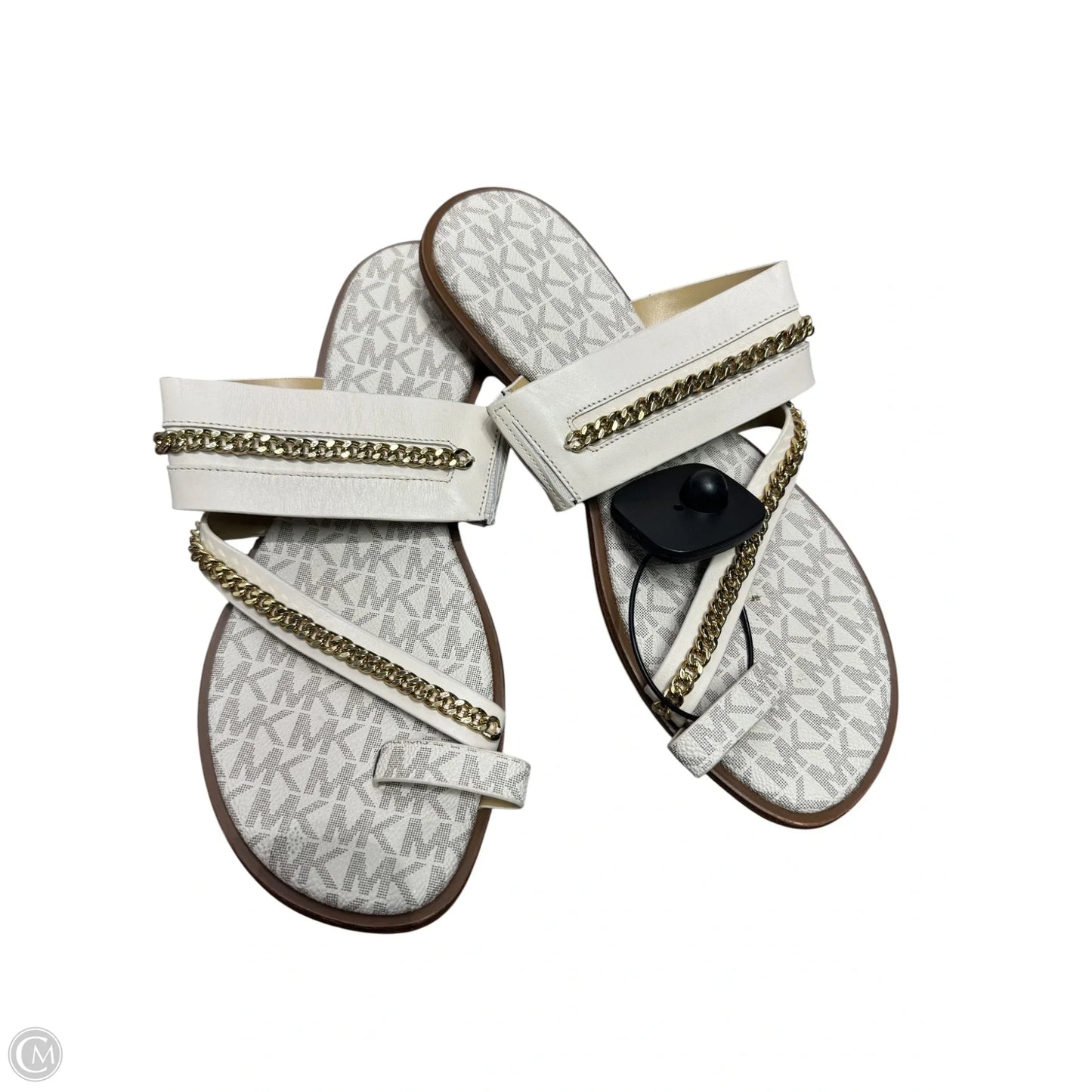 Sandals Flats By Michael By Michael Kors In Cream, Size: 8