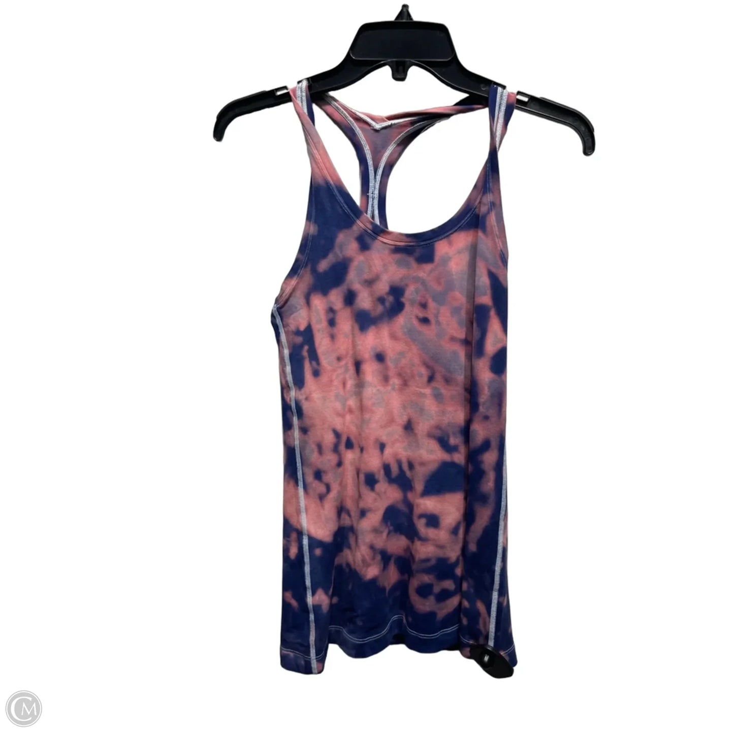 Athletic Tank Top By Lululemon In Blue & Pink, Size: M