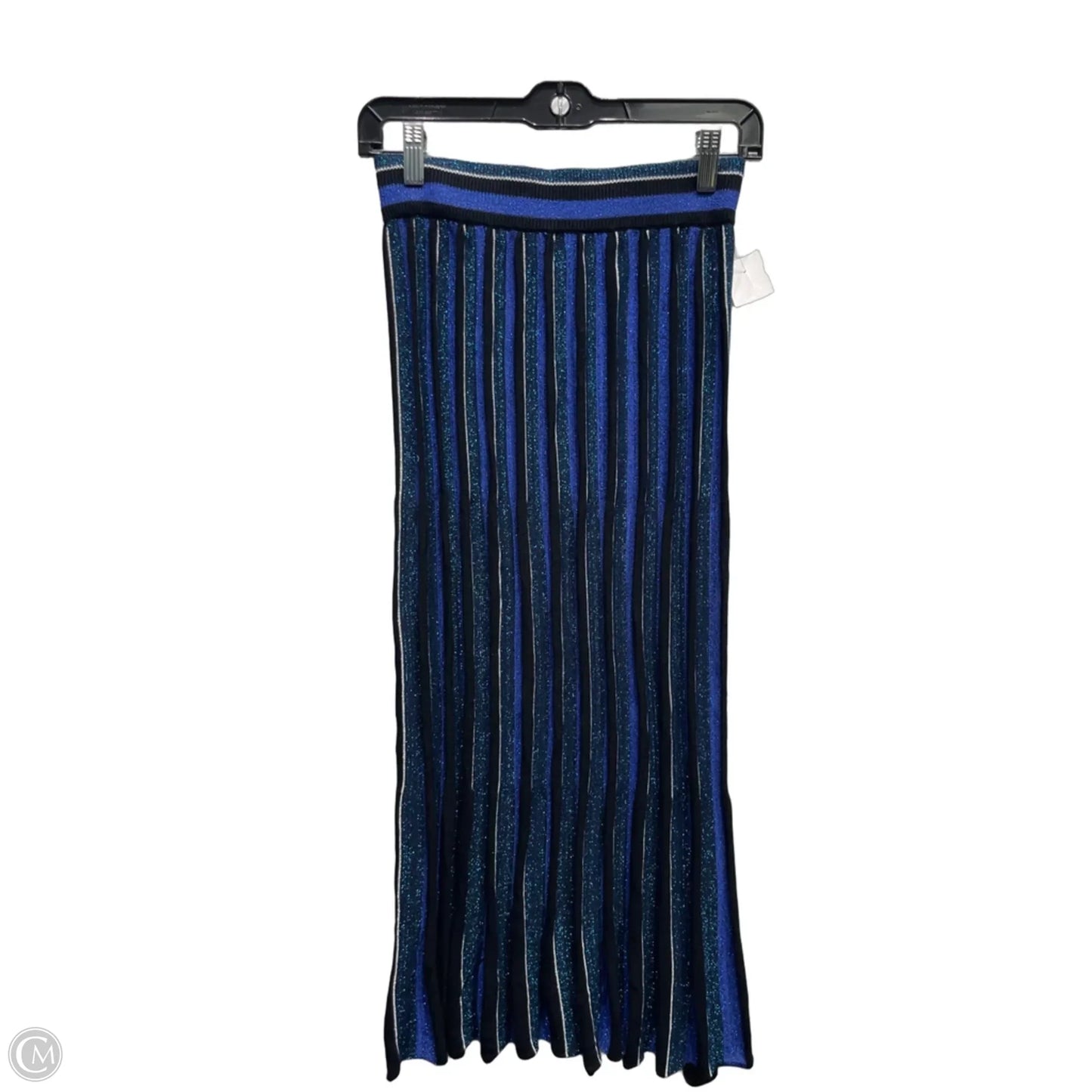 Skirt Maxi By Zara In Black & Blue, Size: S