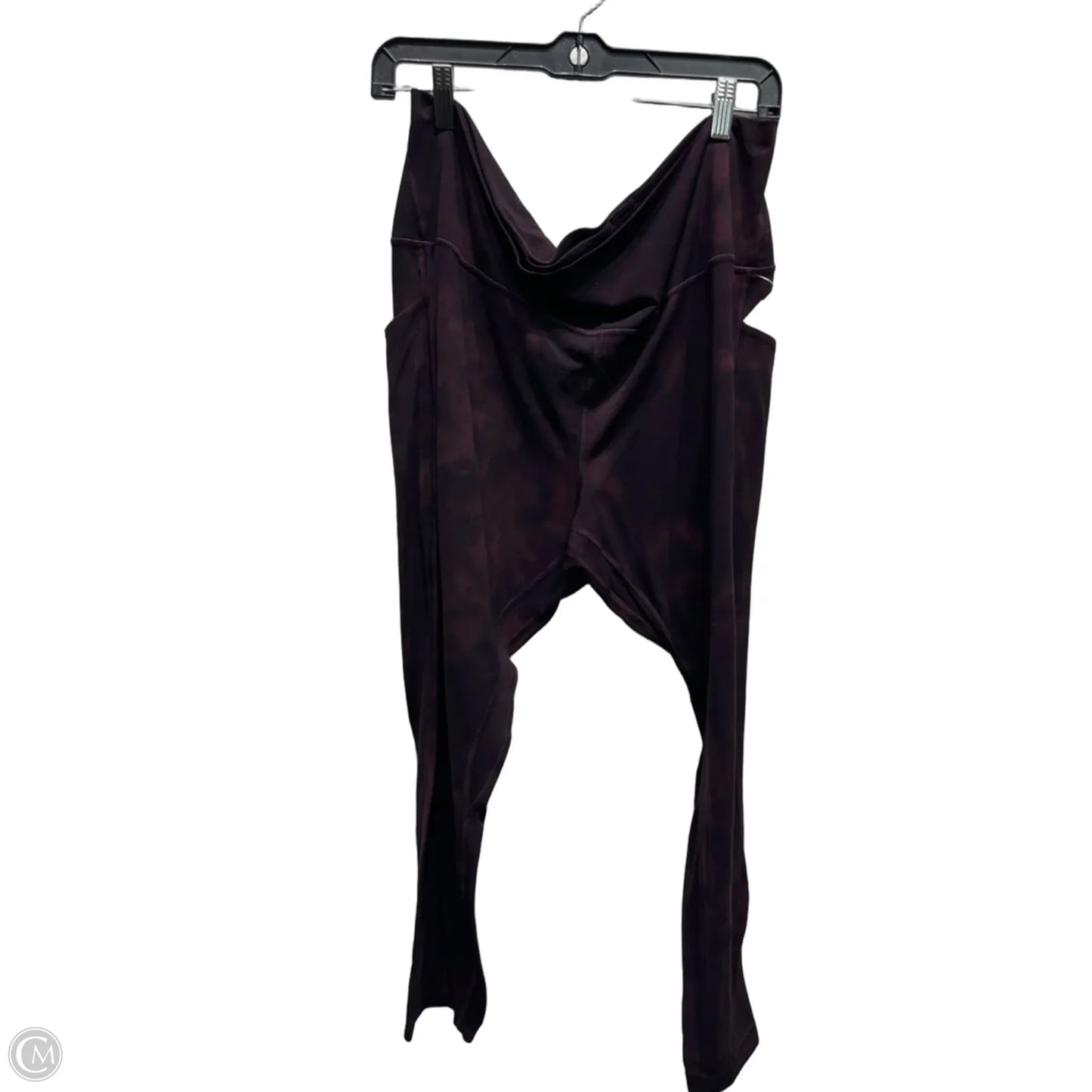 Athletic Leggings By Lululemon In Maroon, Size: 20