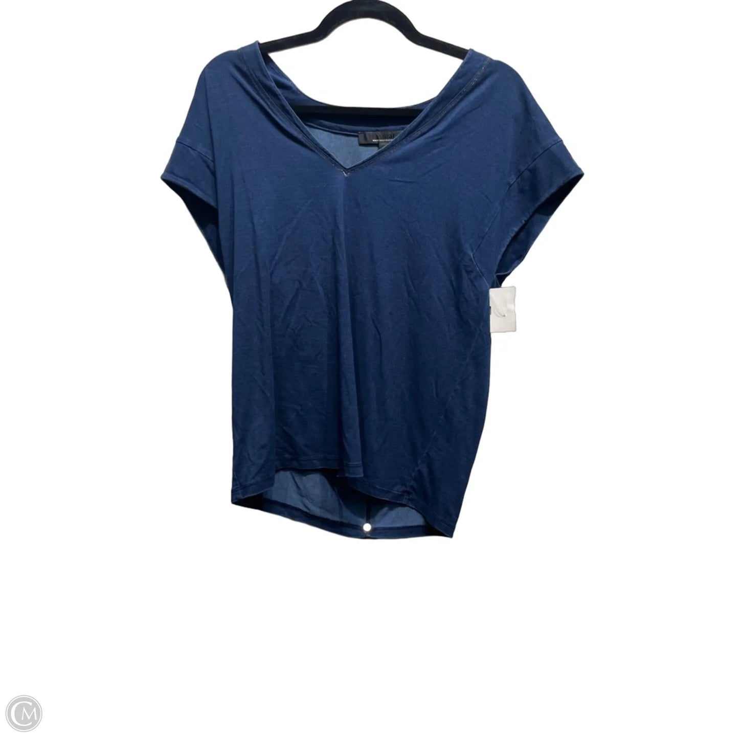 Top Short Sleeve By White House Black Market In Blue, Size: S