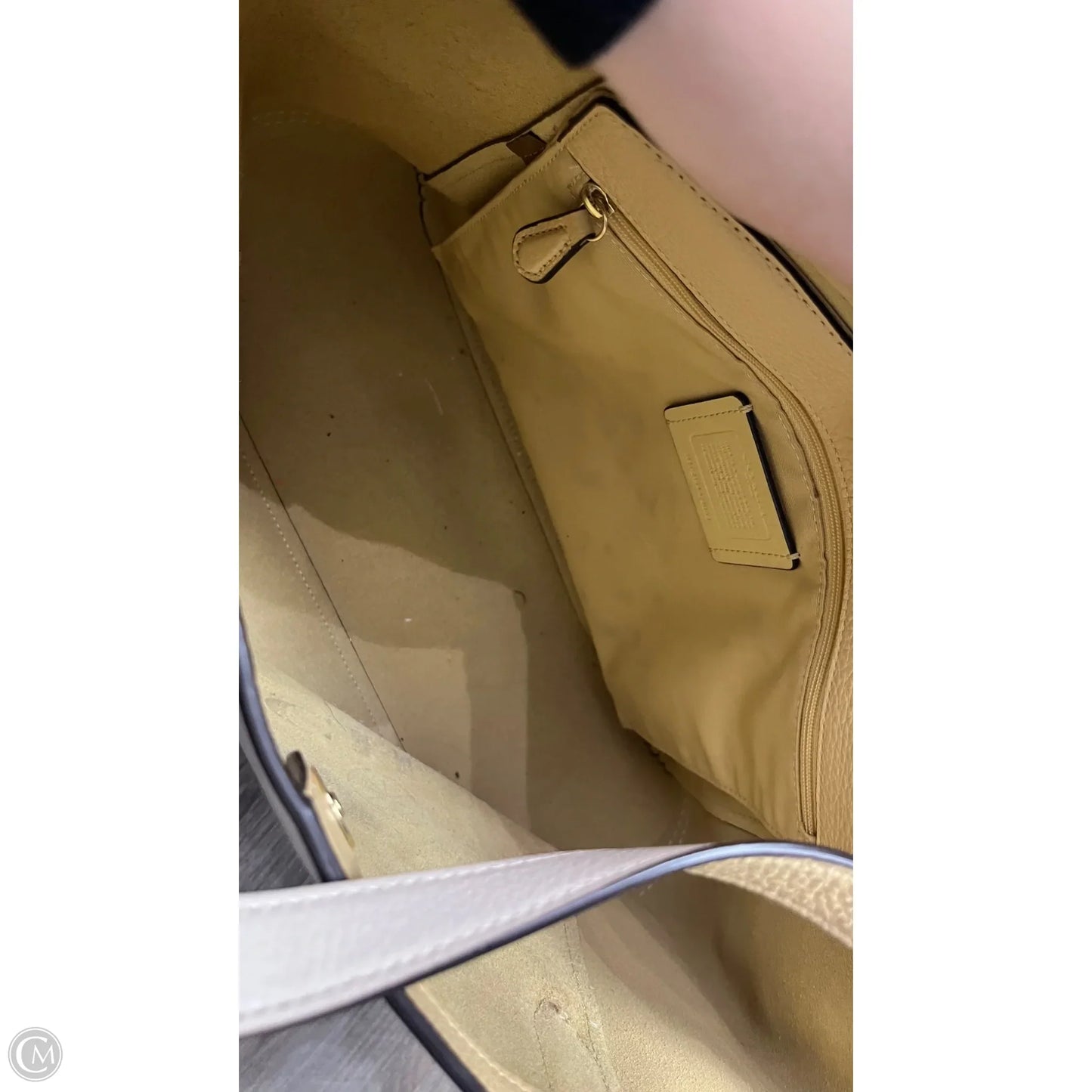 Tote Designer By Coach, Size: Medium
