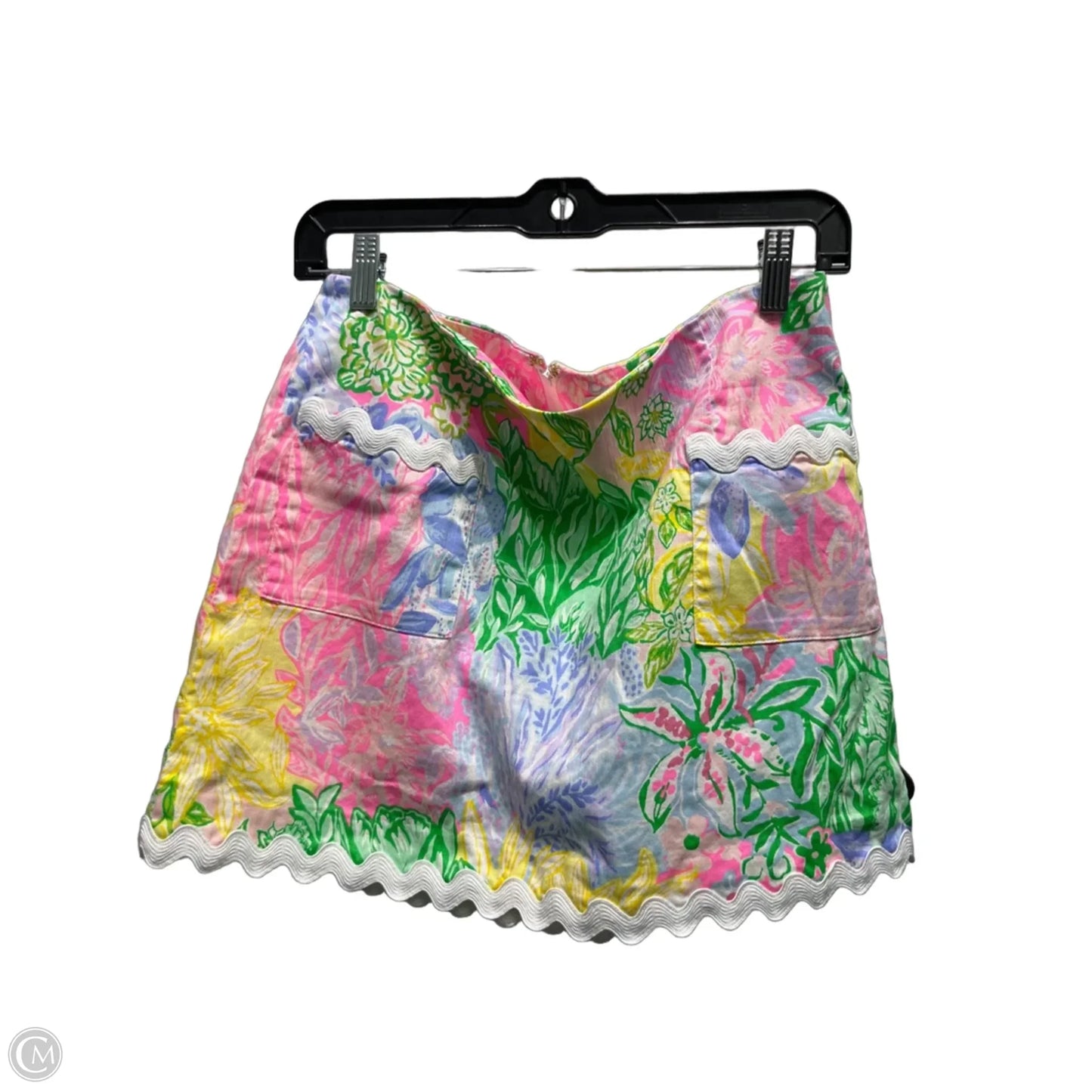 Skort Designer By Lilly Pulitzer In Pink & Yellow, Size: 6