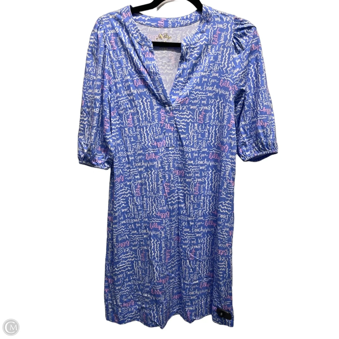 Dress Designer By Lilly Pulitzer In Blue & White, Size: Xs
